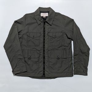 Men's Filson M Otter Green Bell Bomber Cover Cloth Jacket